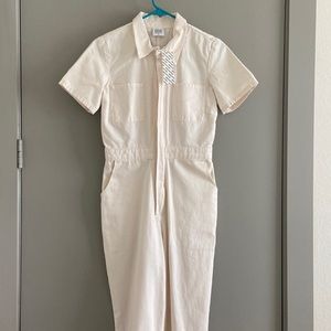 Cream jumpsuit